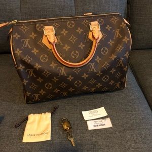 Authentic Louis Vuitton Speed 30